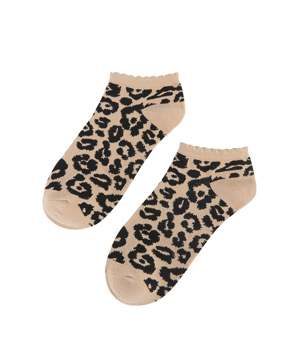 Pack 5 medias mujer animal print