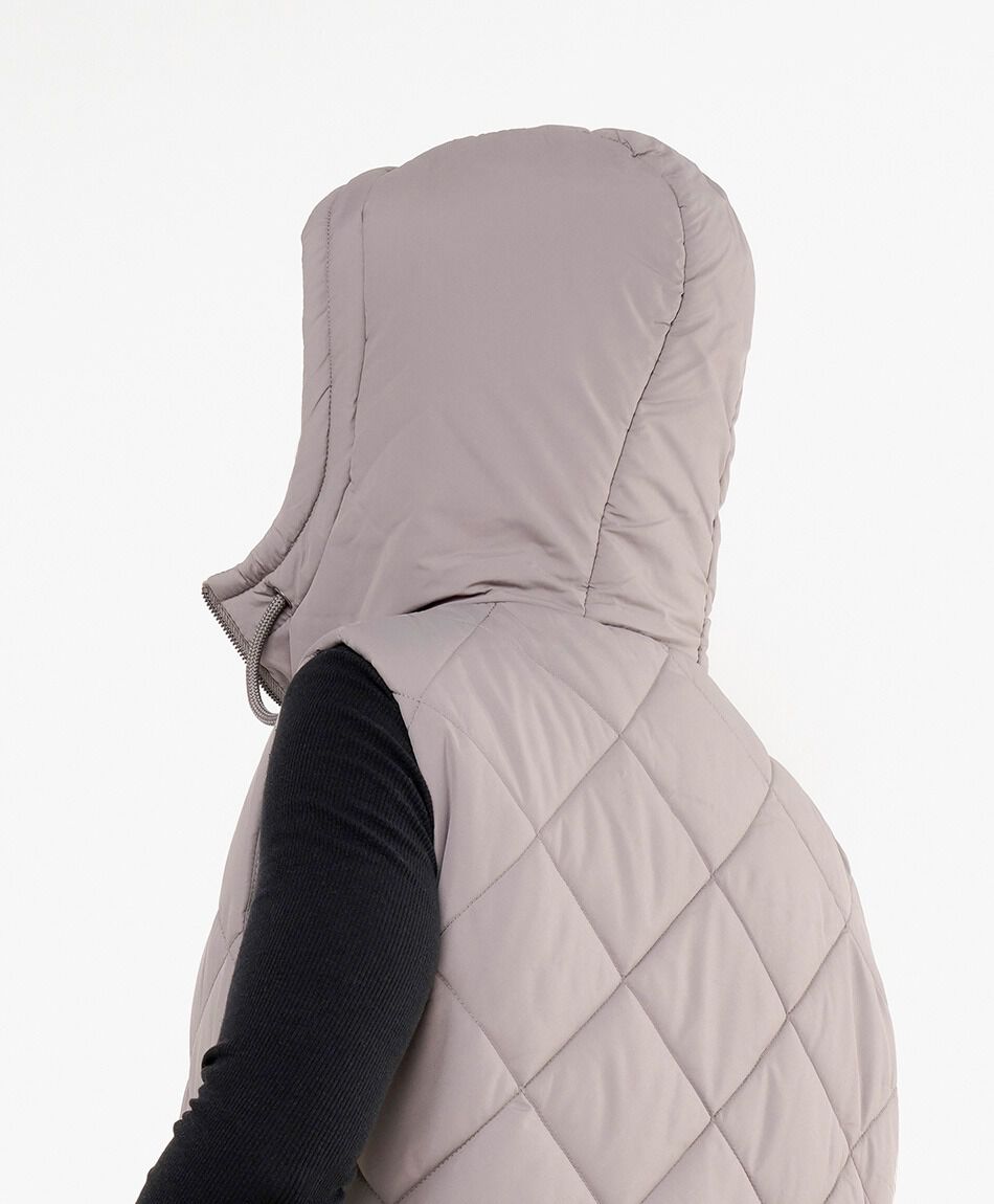 Parka mujer larga sin mangas