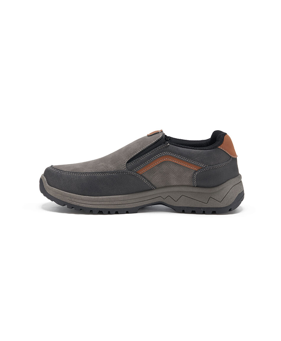 Mocas&iacute;n hombre outdoor gris