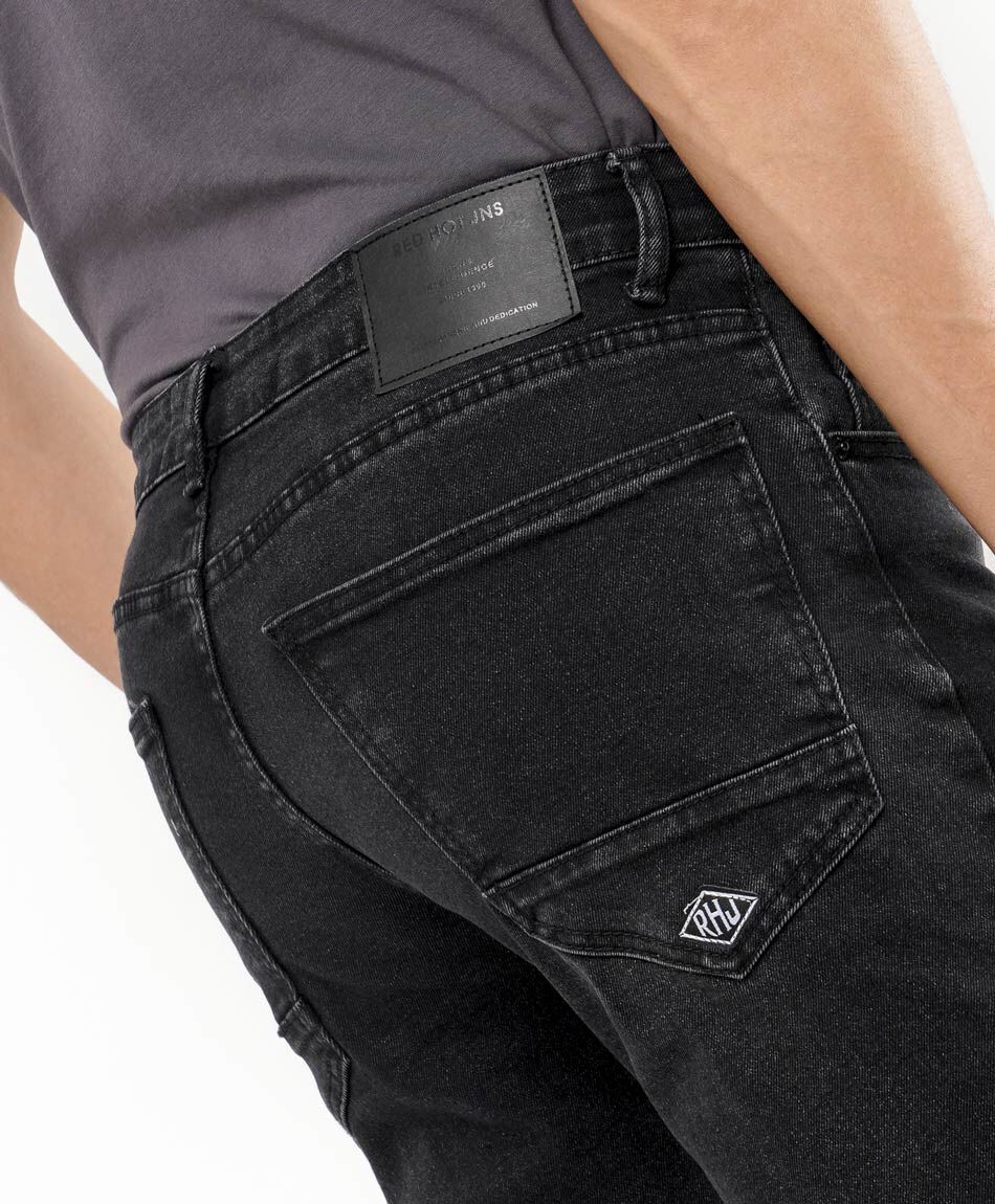 Jeans hombre gris oscuro skinny fit