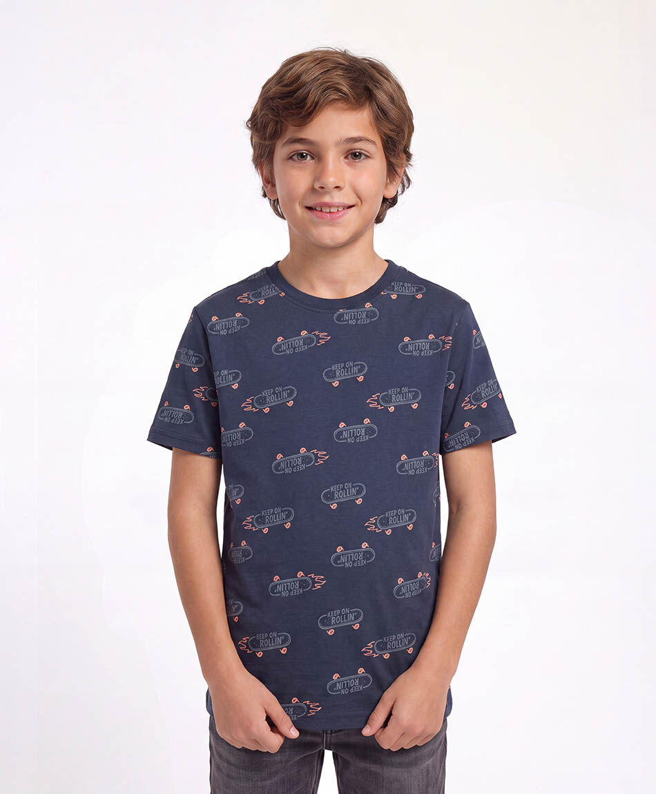 Remera nino keep on rollin