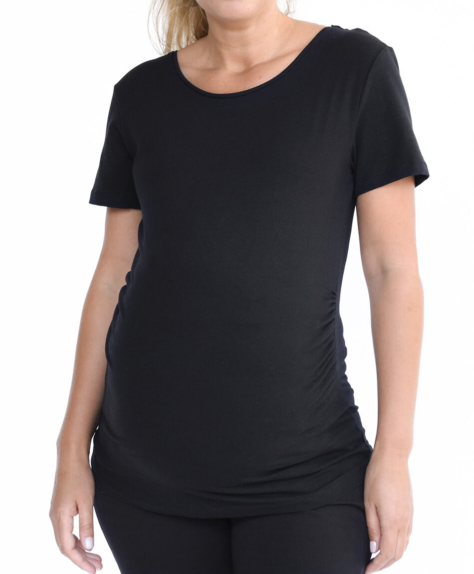 Remera maternal lisa costuras