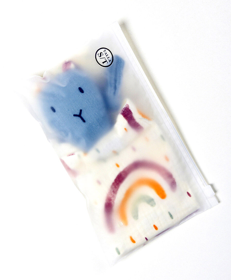 Mantita beb&eacute; peluche conejo