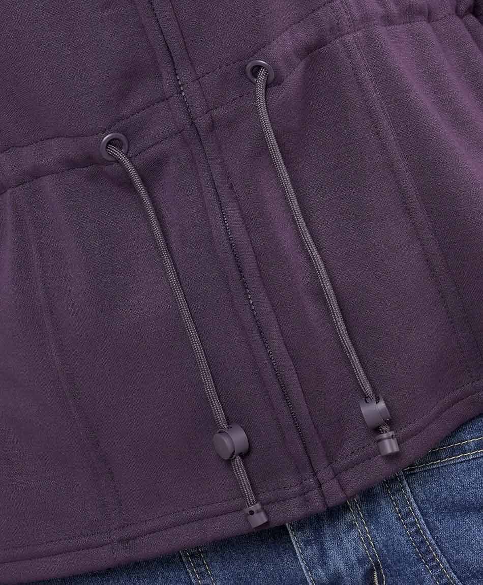 Campera mujer lazo cintura