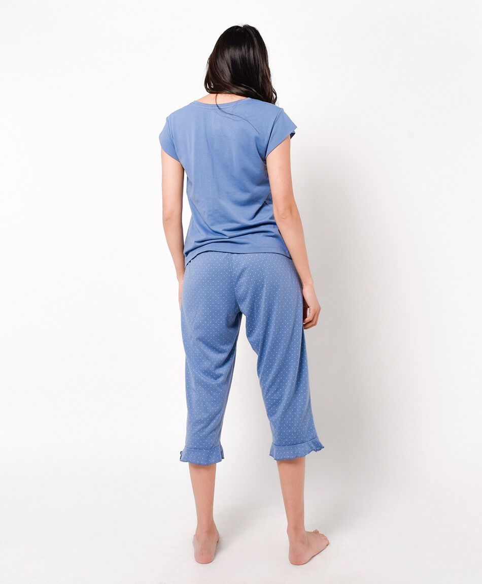 Pijama mujer capri gatito