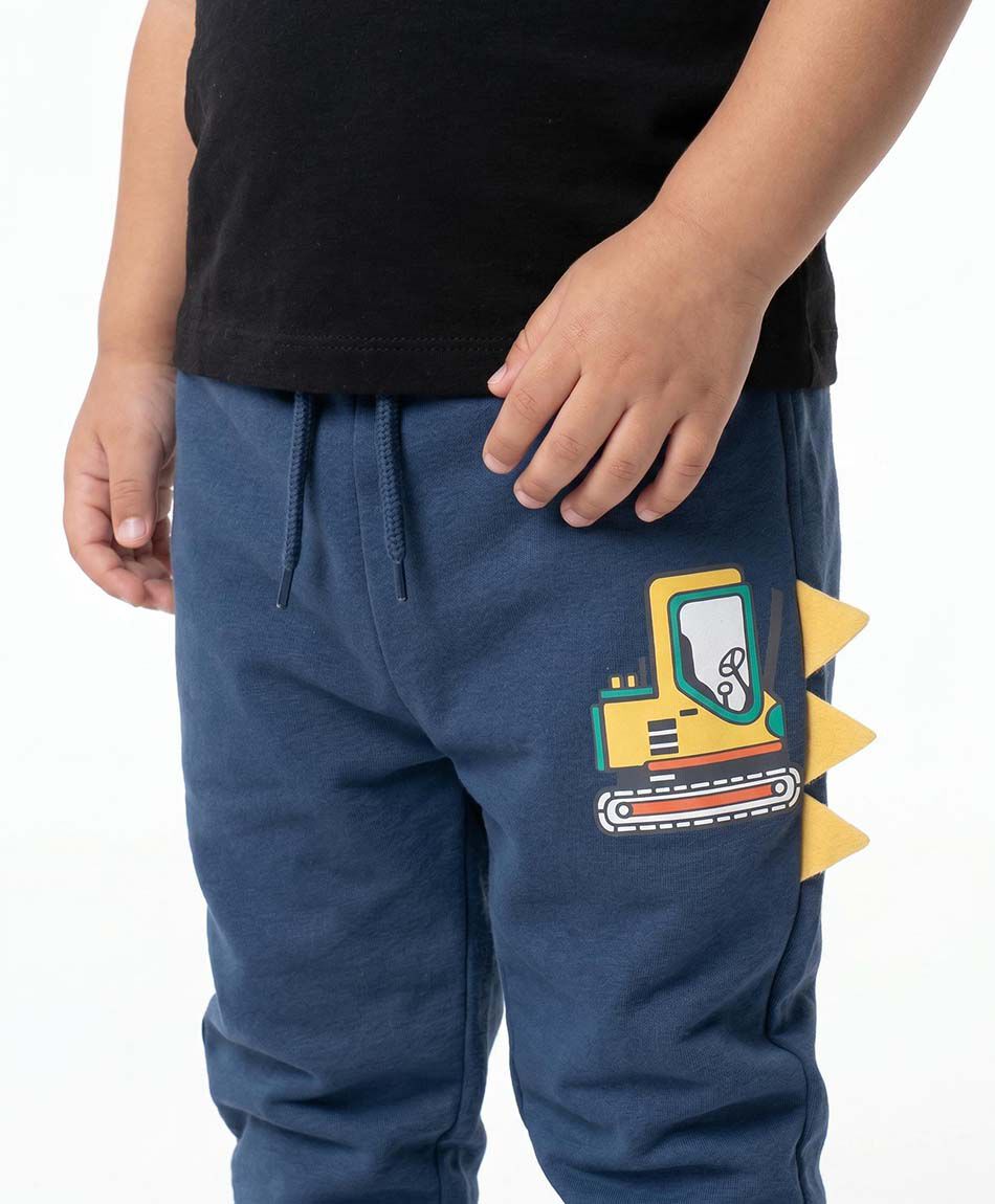 Pantal&oacute;n buzo beb&eacute; auto construcci&oacute;n