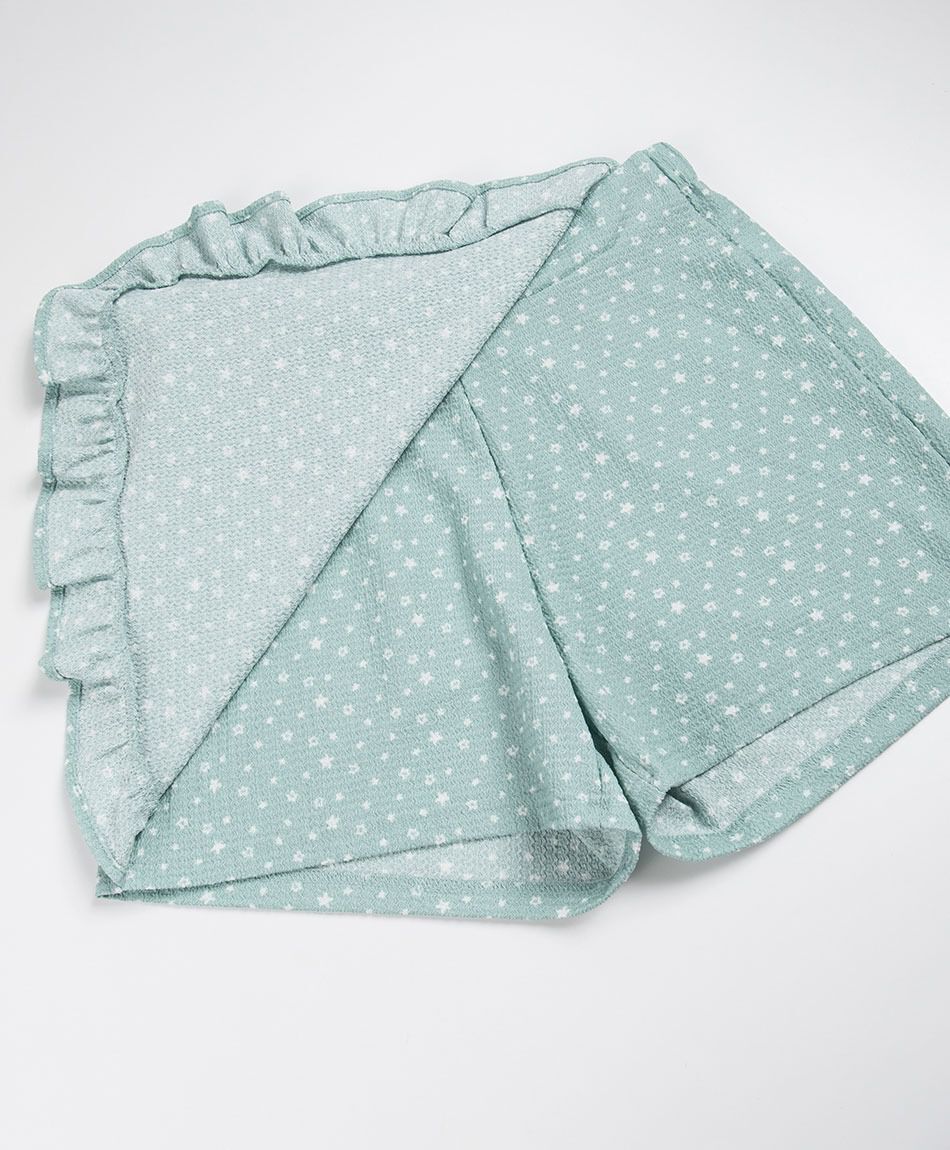 Short ni&ntilde;a pollera estrellas