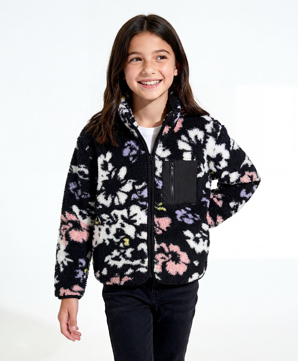Buzo ni&ntilde;a sherpas black
