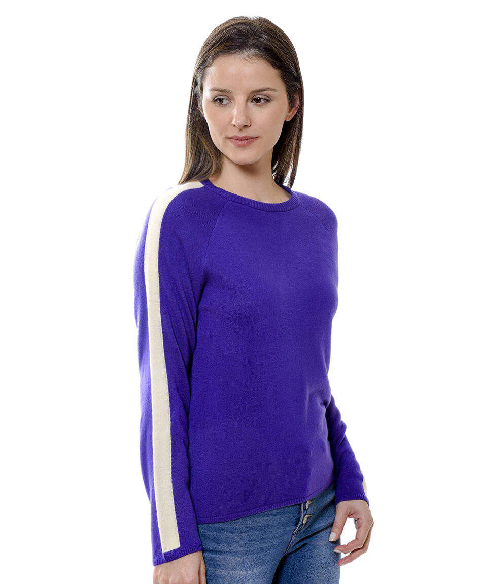 Sweater banda contraste