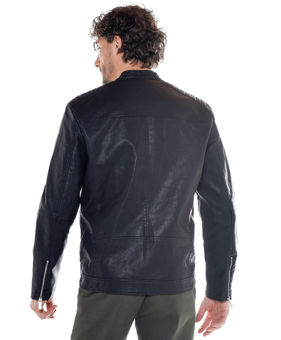 Chaqueta eco cuero