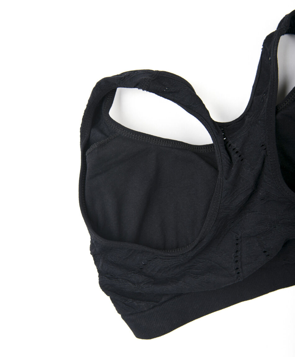 Top mujer seamless calado
