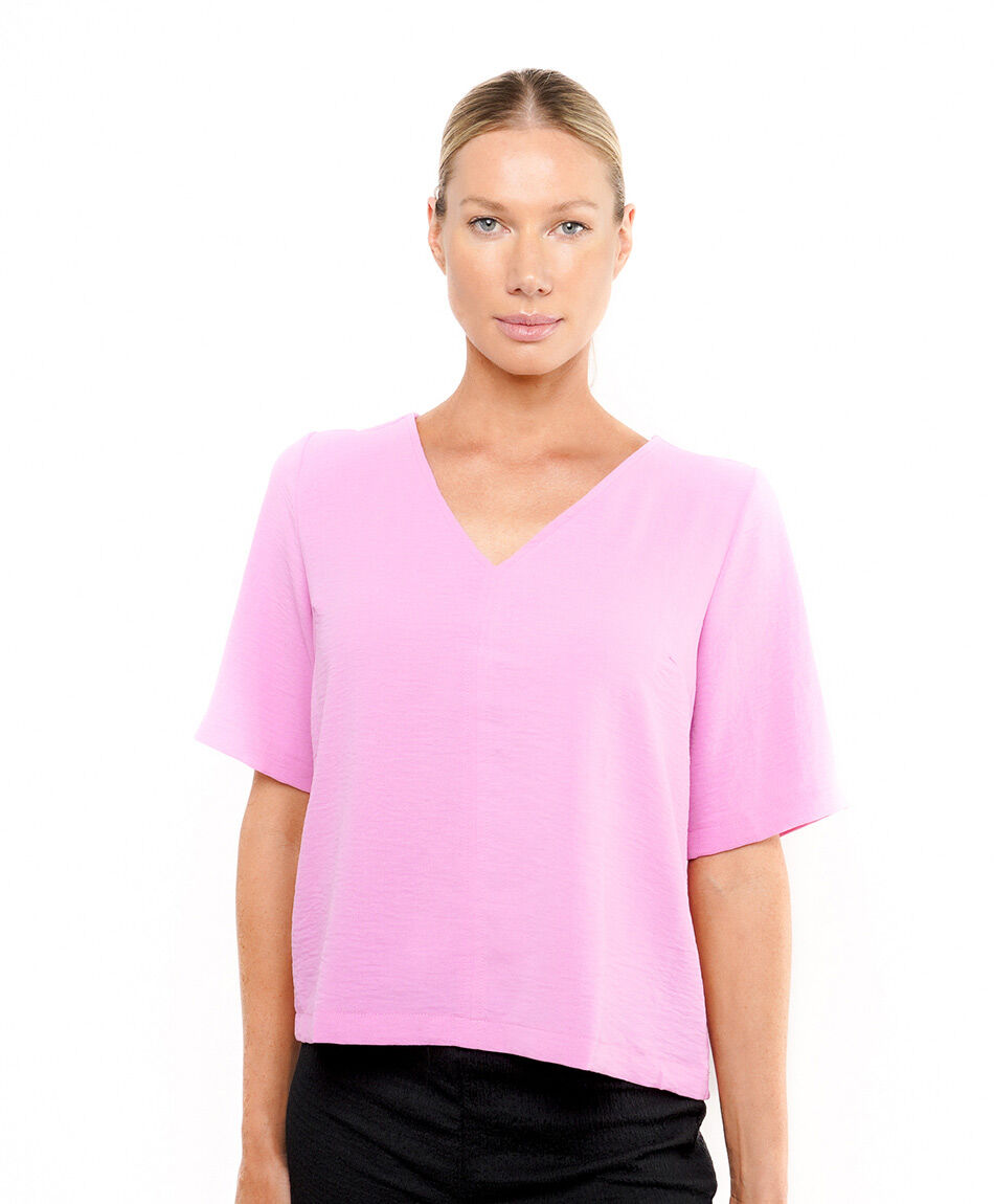 Camisa mujer cuello v