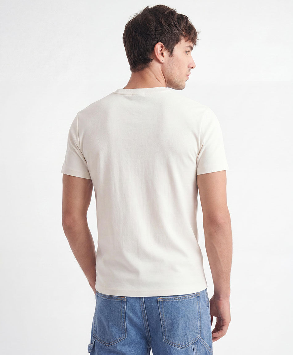 Remera hombre estampado polaroid