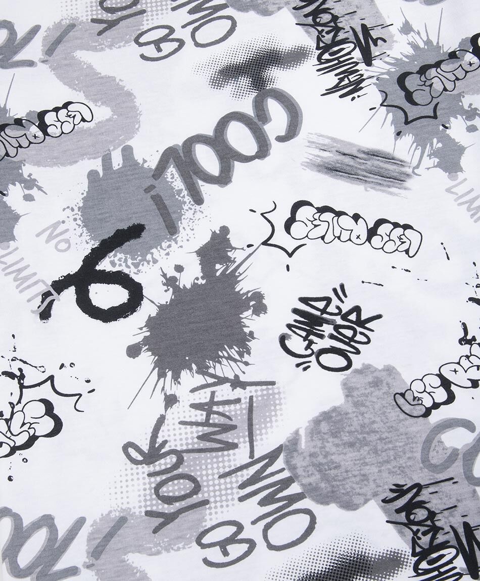 Remera ni&ntilde;o graffitis
