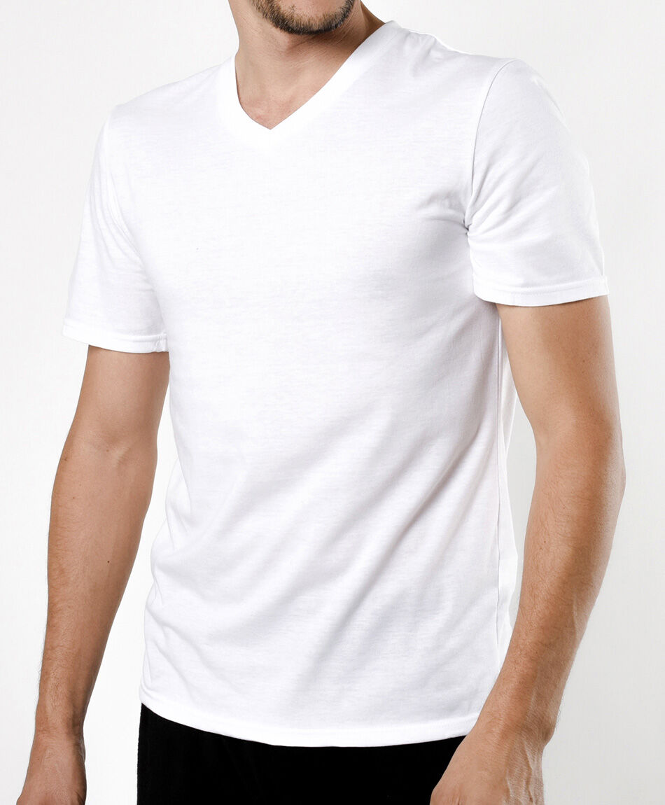 Camiseta hombre cuello en v