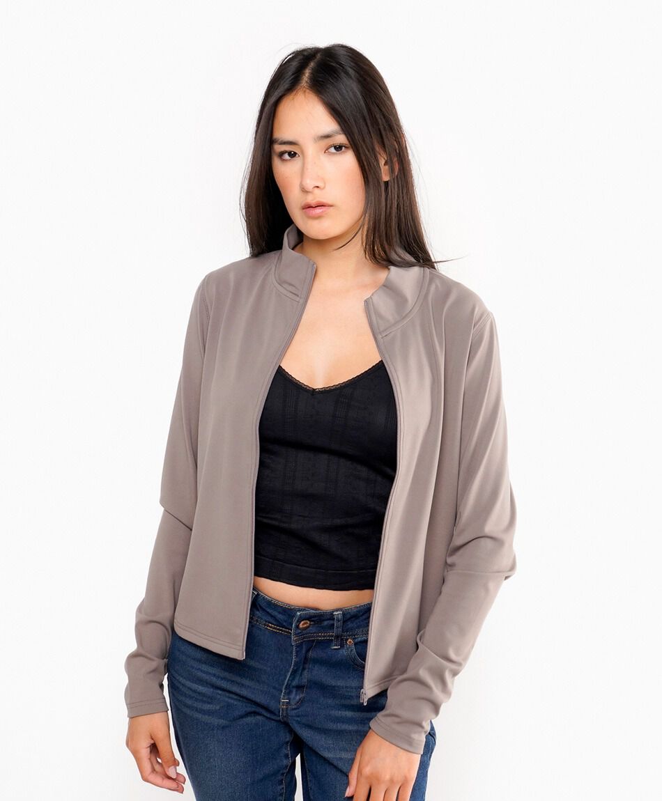 Buzo mujer light grey