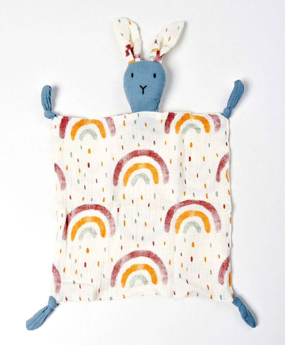 Mantita beb&eacute; peluche conejo