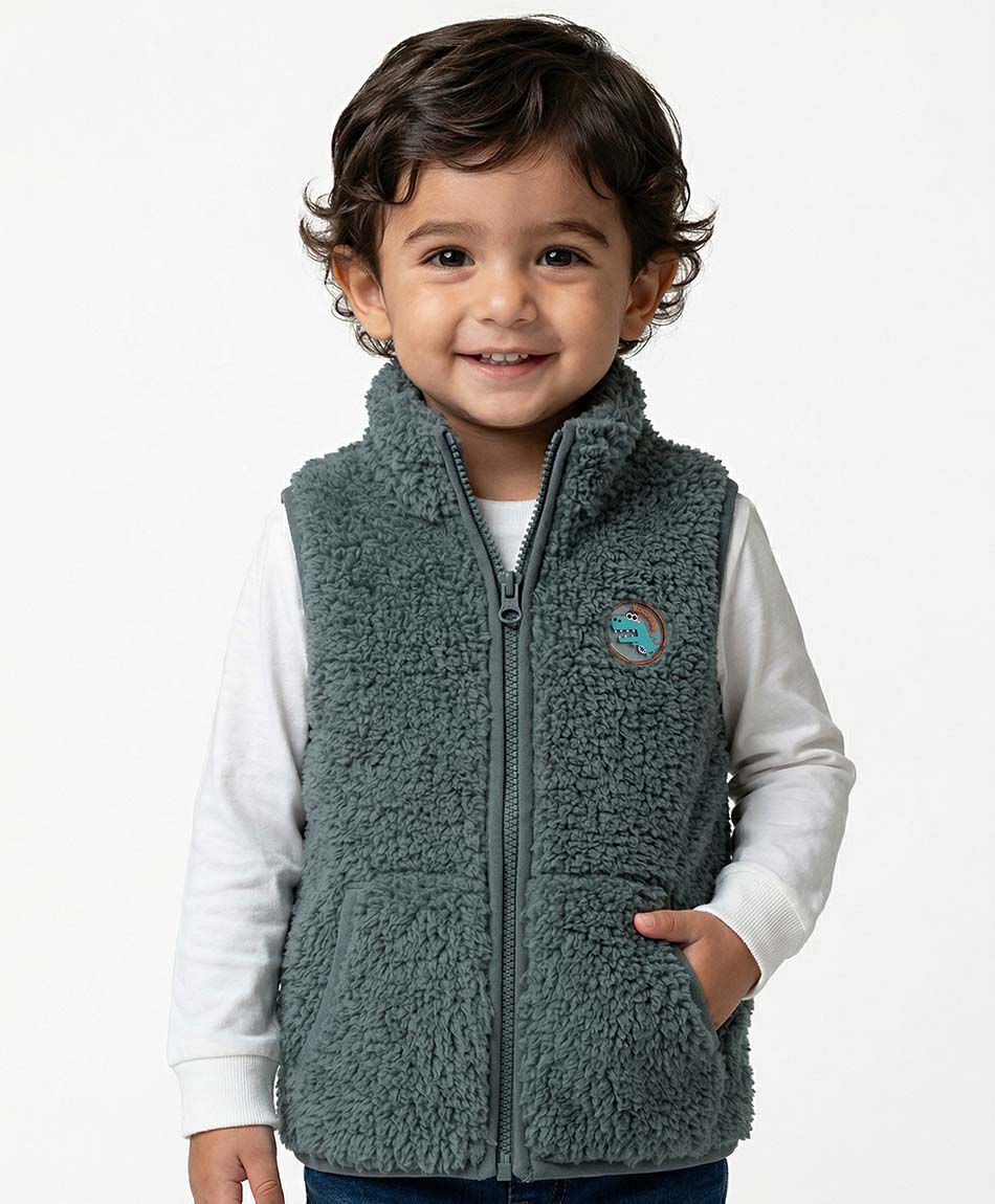 Buzo beb&eacute; vest chiporro verde