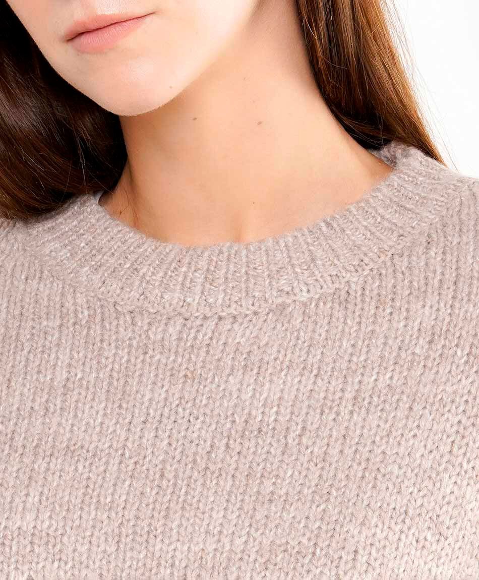 Sweater mujer flores manga