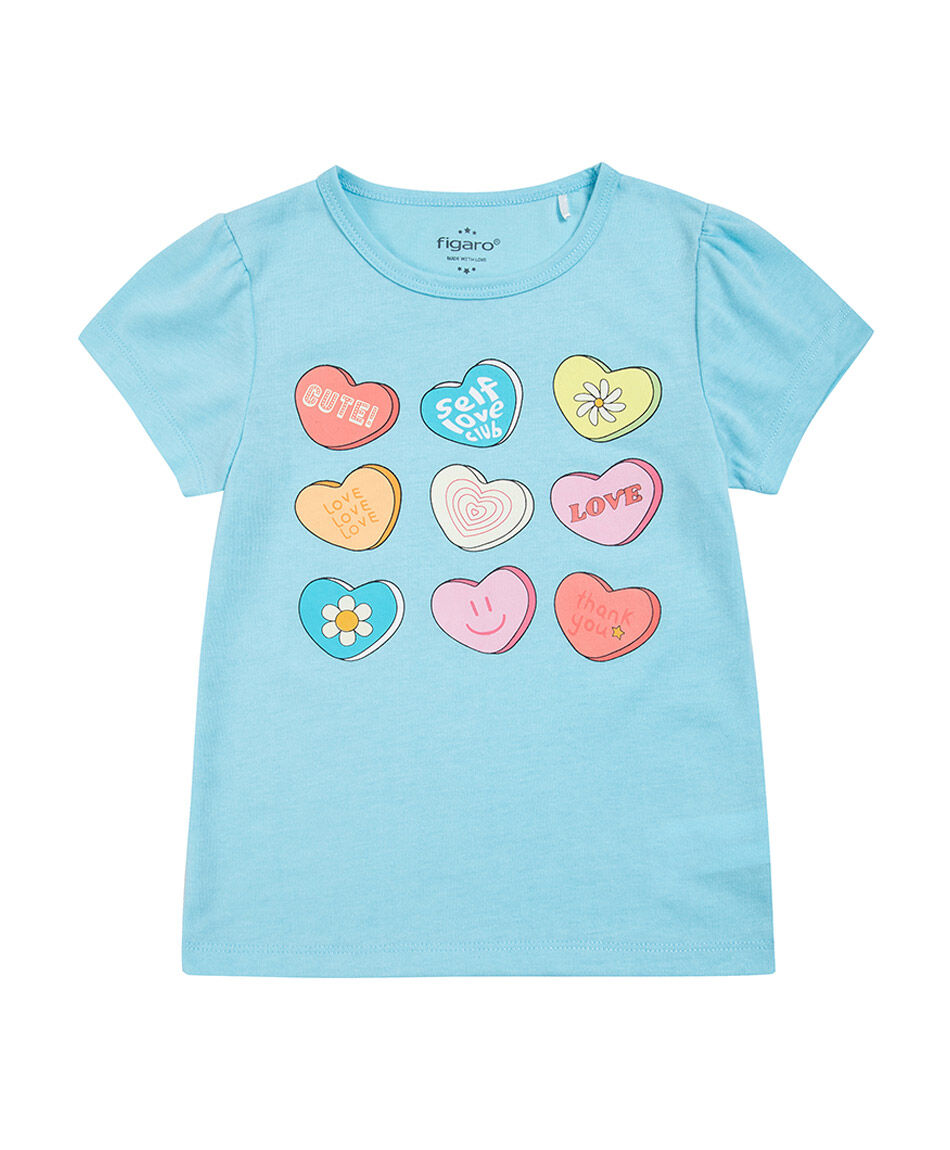 Remera beb&eacute; corazones
