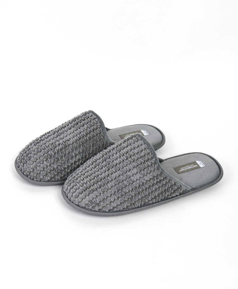 Pantufla hombre rulo