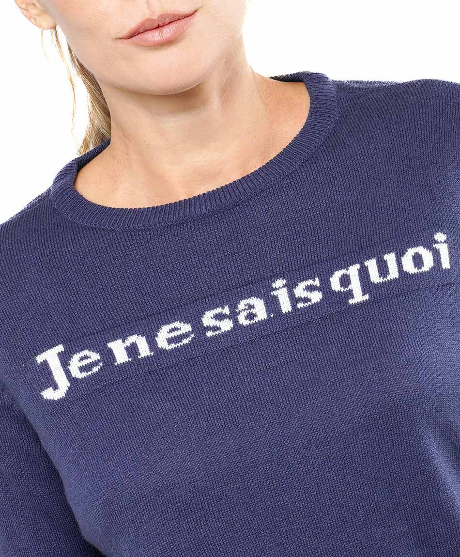 Sweater mujer texto