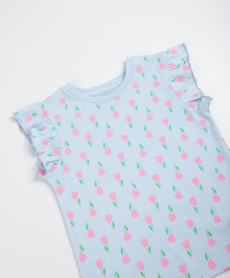 Remera beb&eacute; rosas