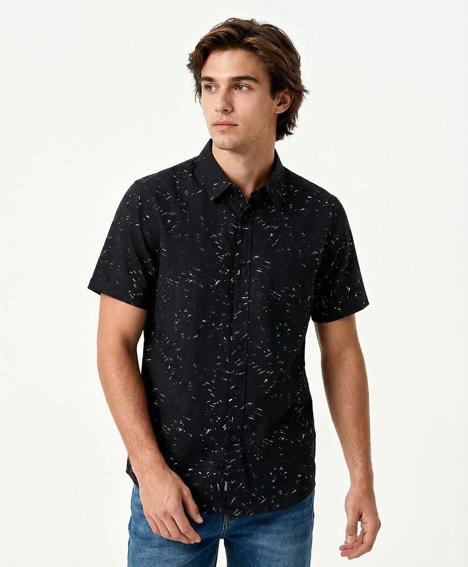 Camisa hombre print dise&ntilde;o