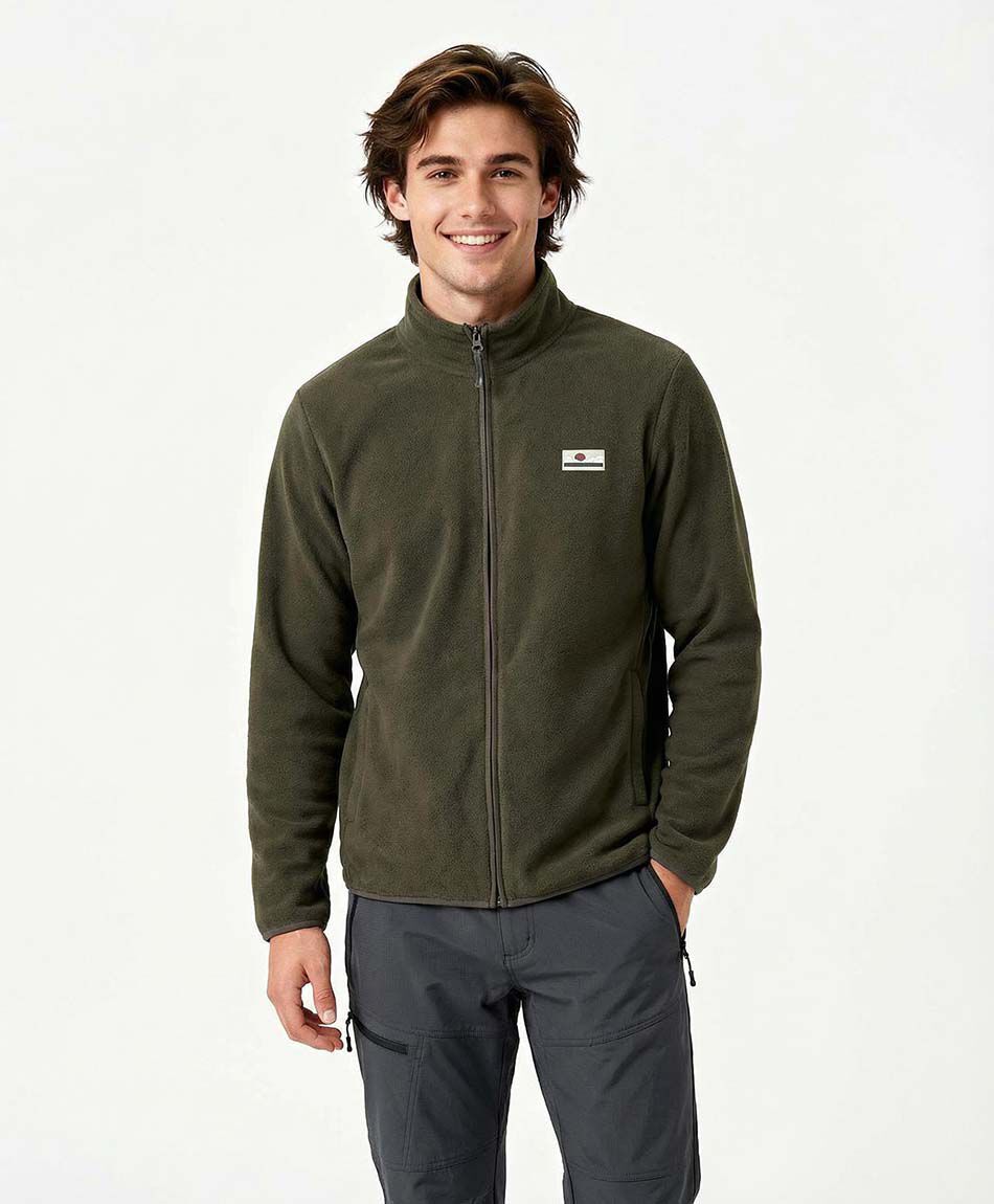 Buzo hombre polar con cierre pro