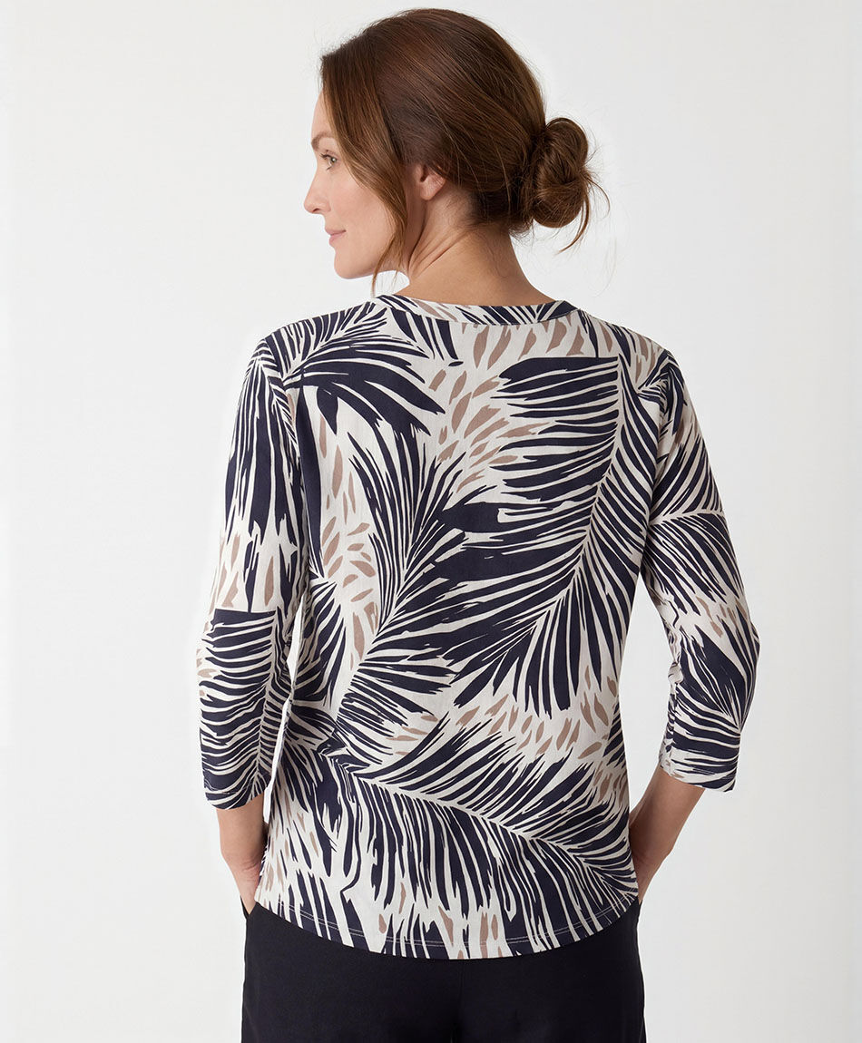 Remera mujer estampado mao