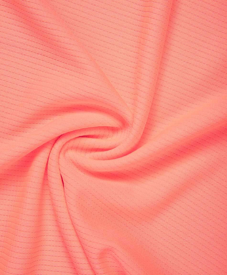 Remera deportiva mujer lisa coral