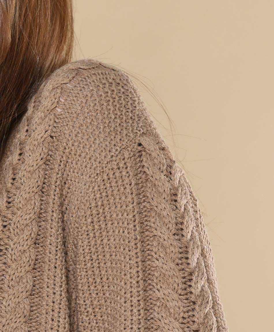 Sweater mujer trenzas