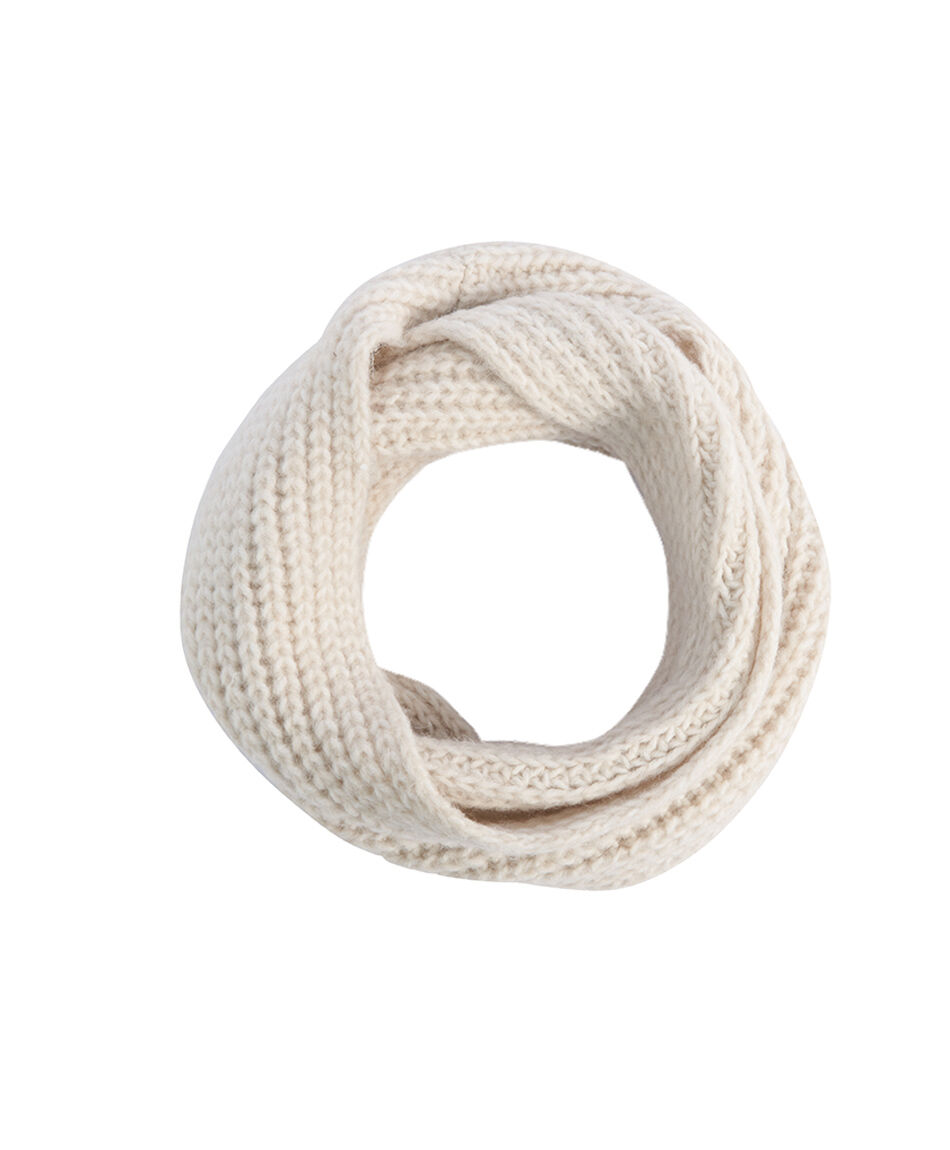 Cuello mujer tejido cl&aacute;sico white