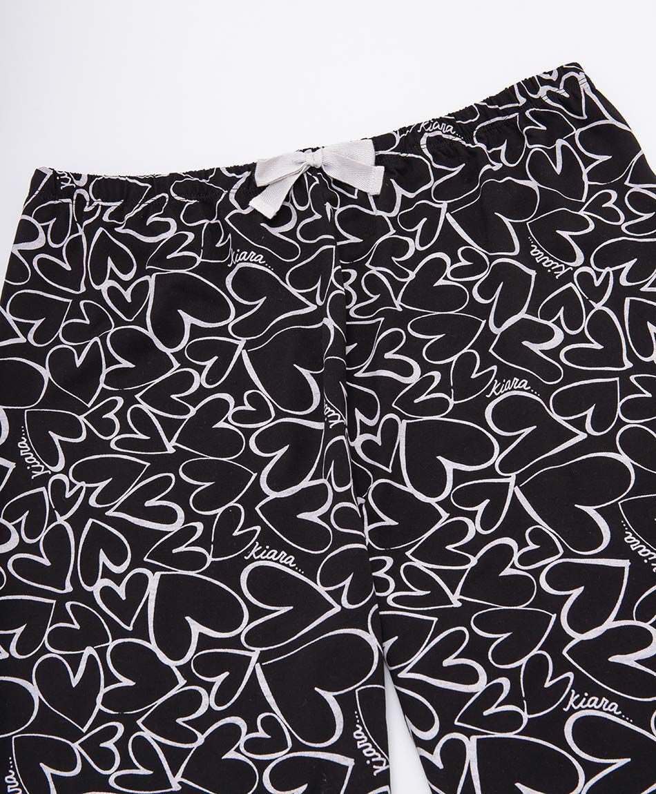 Piajam mujer capri corazones