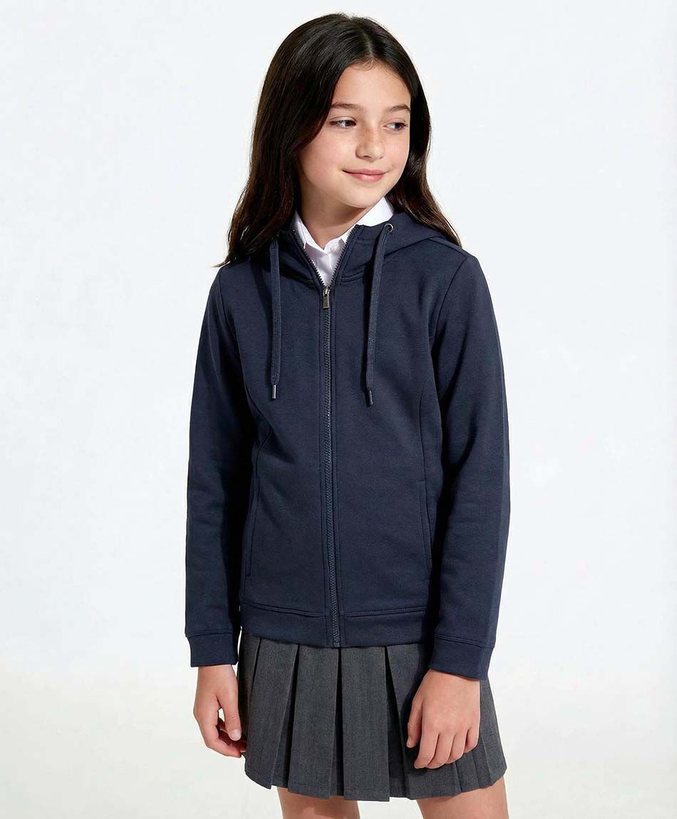 Buzo escolar gorro con dise&ntilde;o