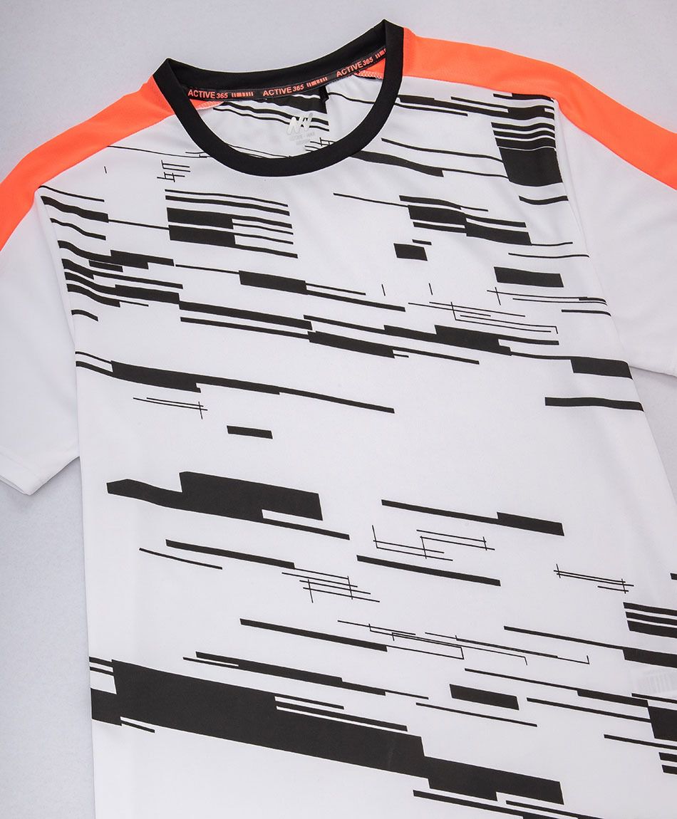 Remera deportiva hombre tricolor
