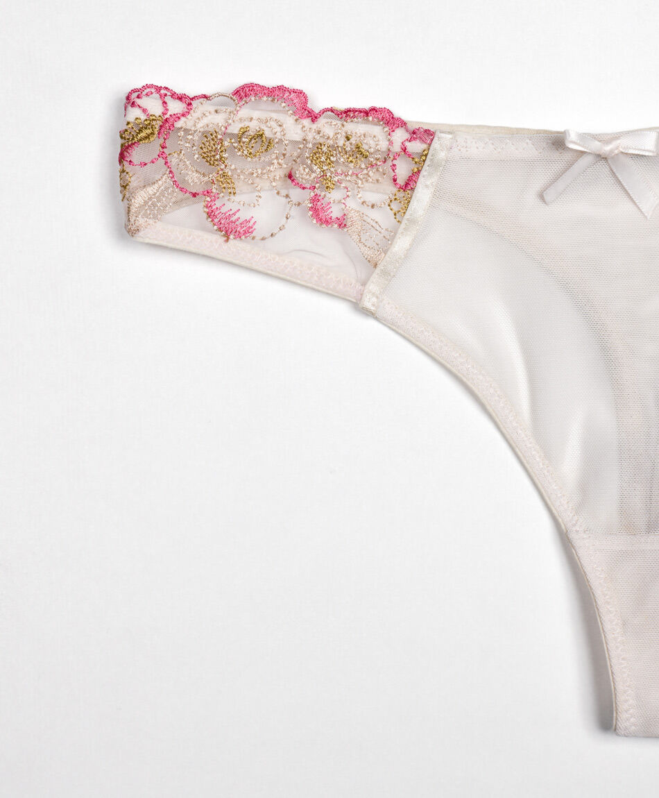 Colaless mujer encaje jazm&iacute;n flower