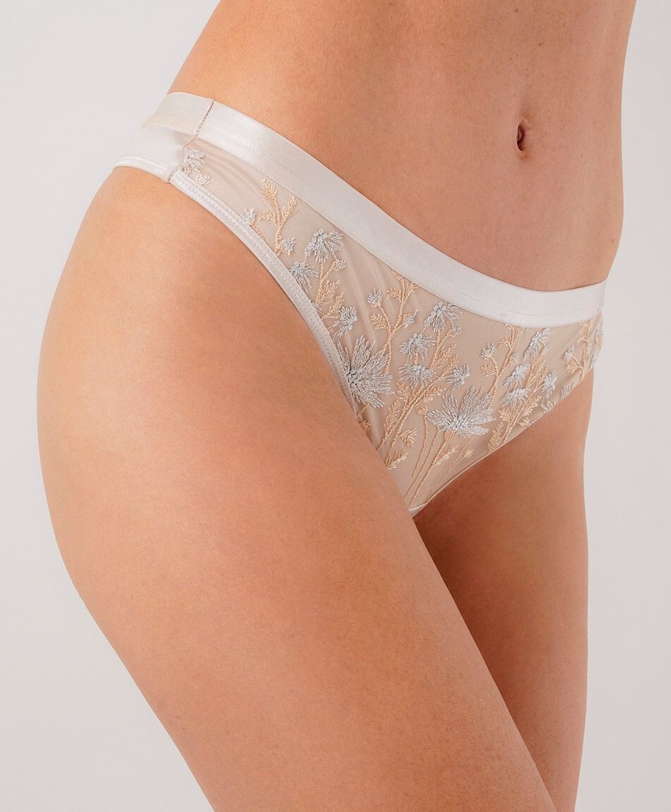 Colaless mujer bicolor satinado