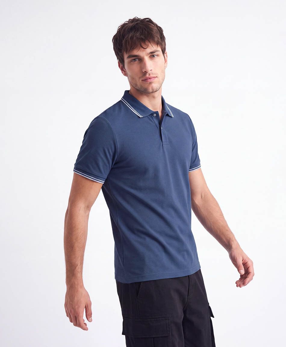 Remera hombre polo l&iacute;nea dry fit