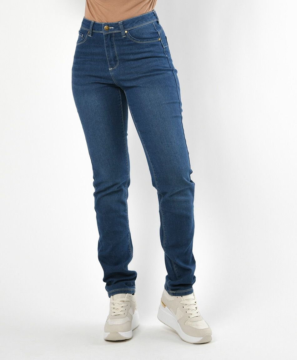 Jeans mujer lisos skinny fit