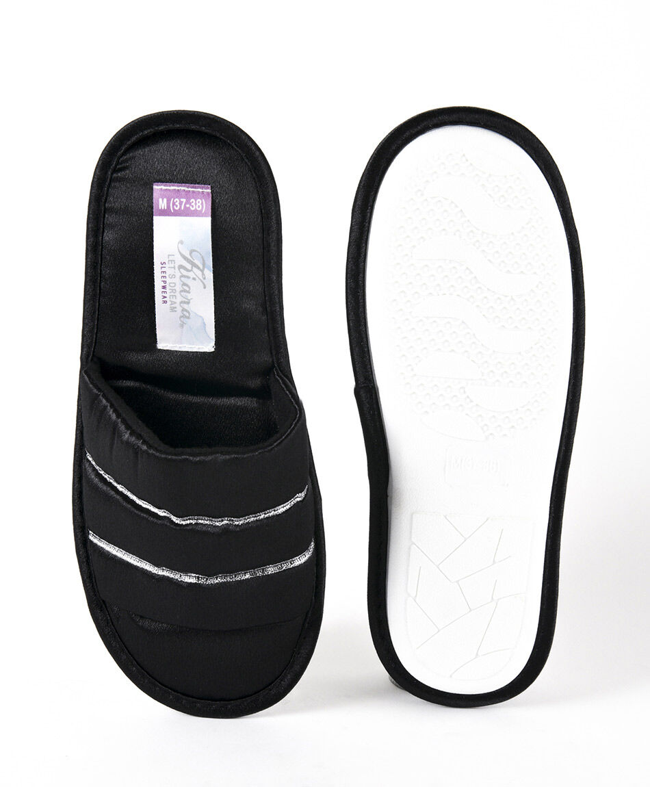 Pantufla mujer brillante