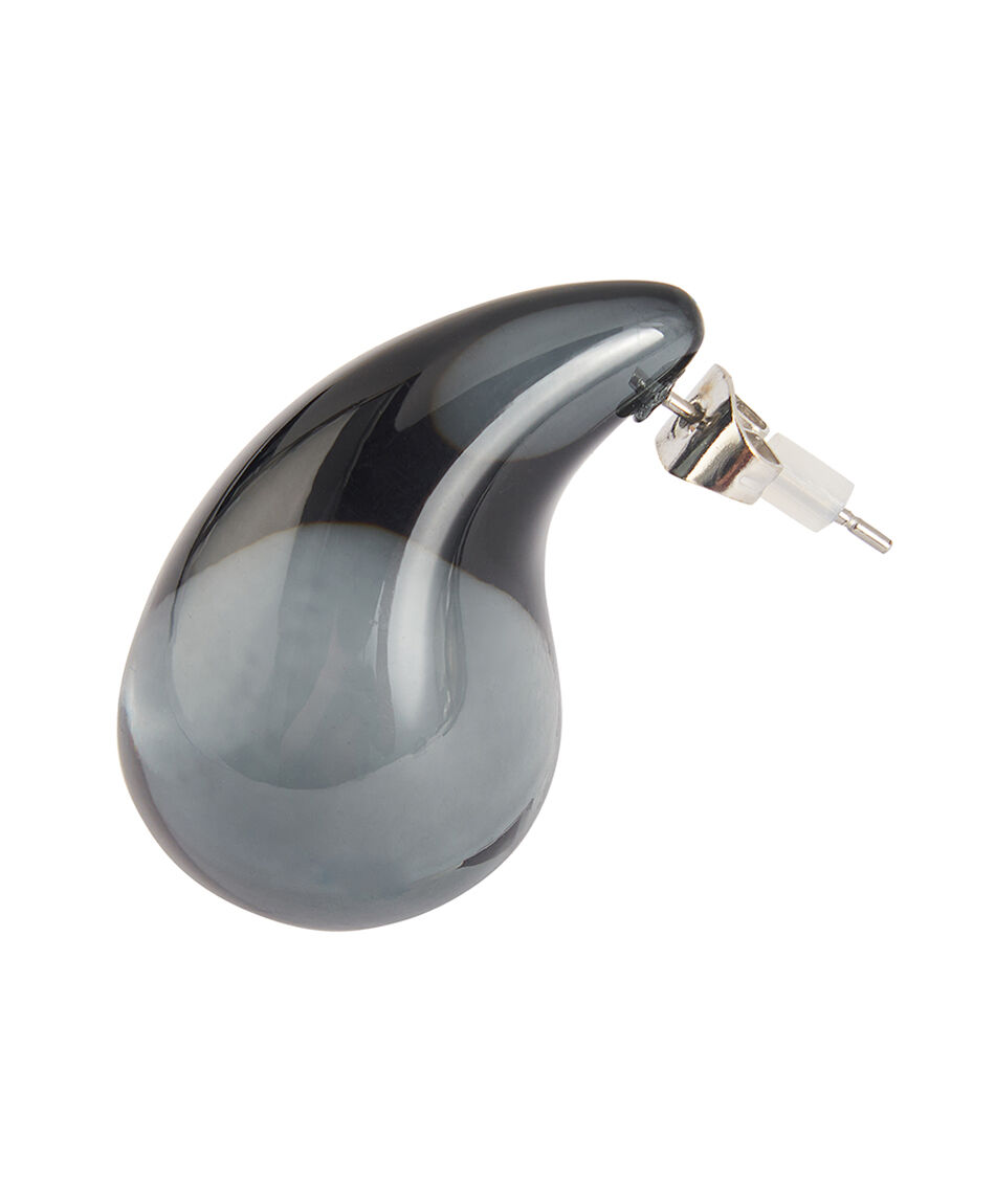 Aros mujer estilo gota black