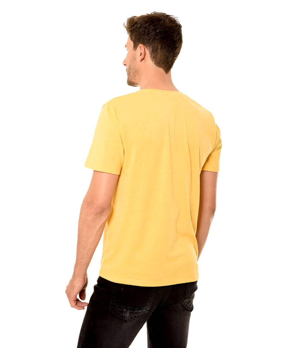 Polera print botones