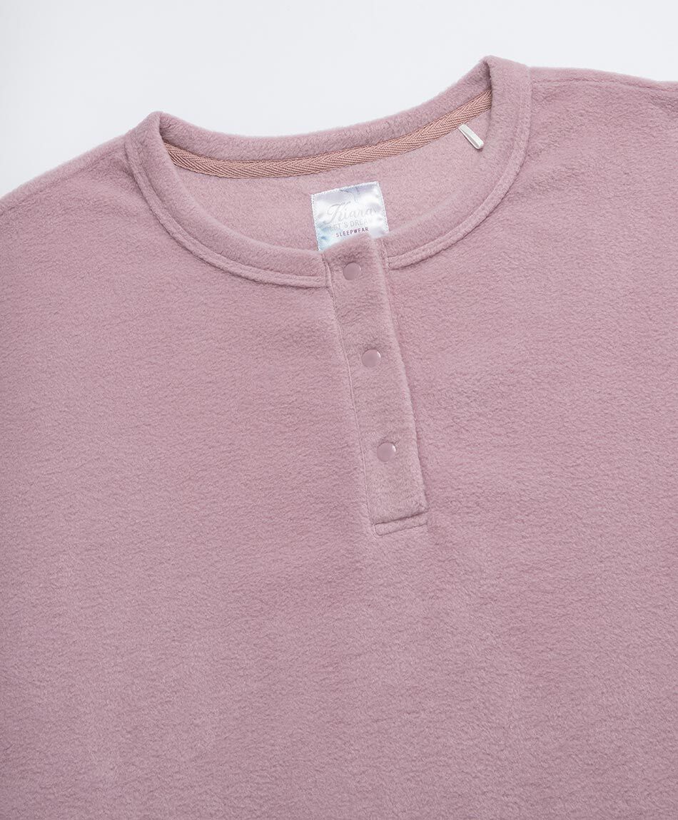 Pijama mujer  top liso botones