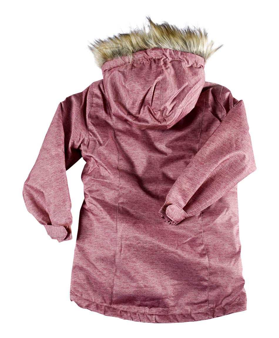 Parka larga gorro piel