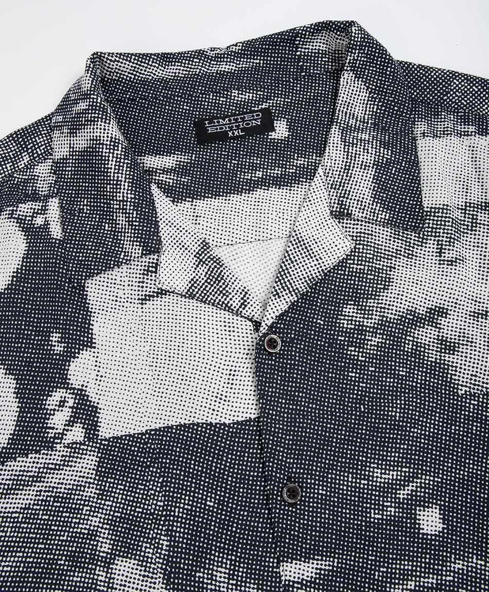 Camisa hombre print viscosa