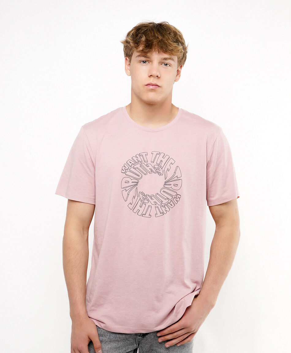 Remera hombre frase c&iacute;rculo