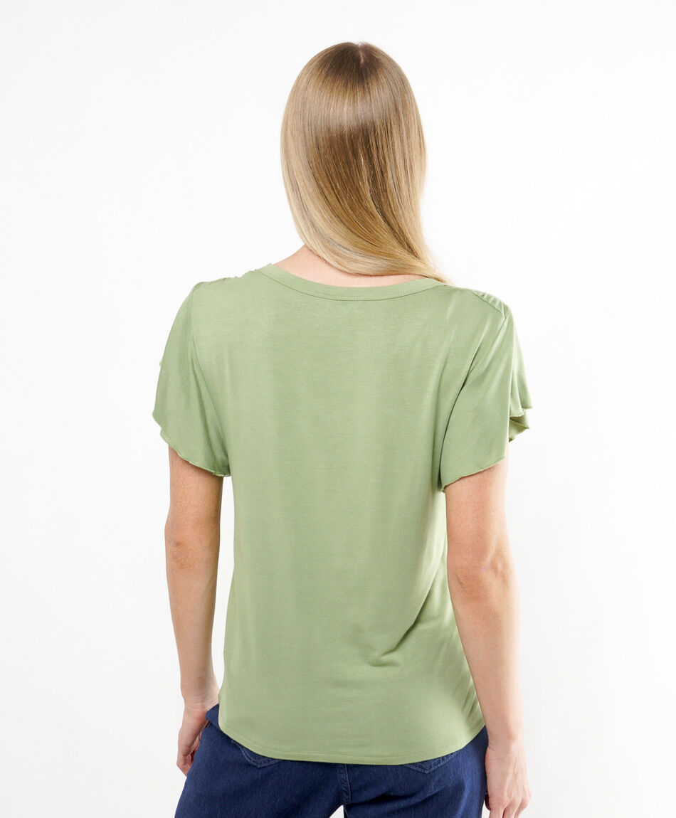 Remera mujer b&aacute;sica vuelos