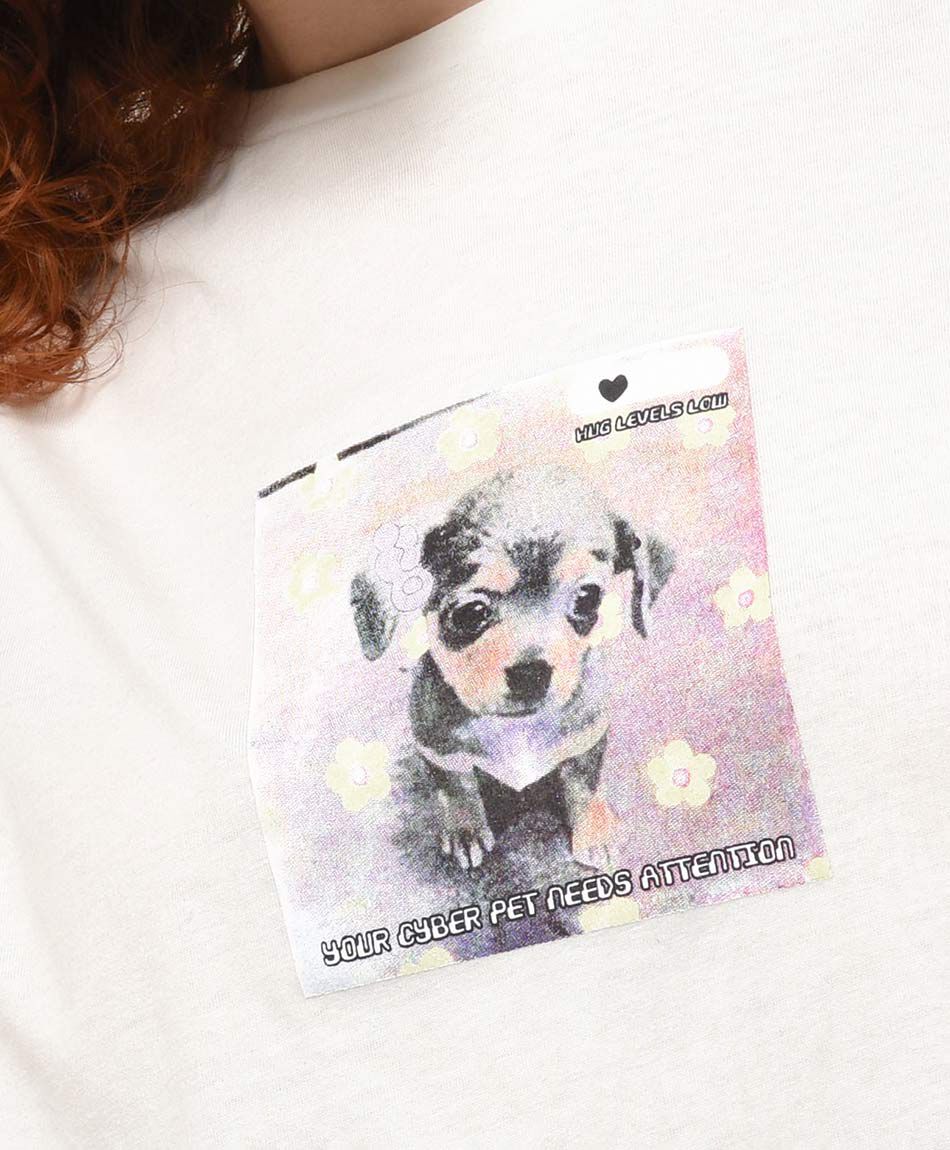 Remera mujer estampada puppy
