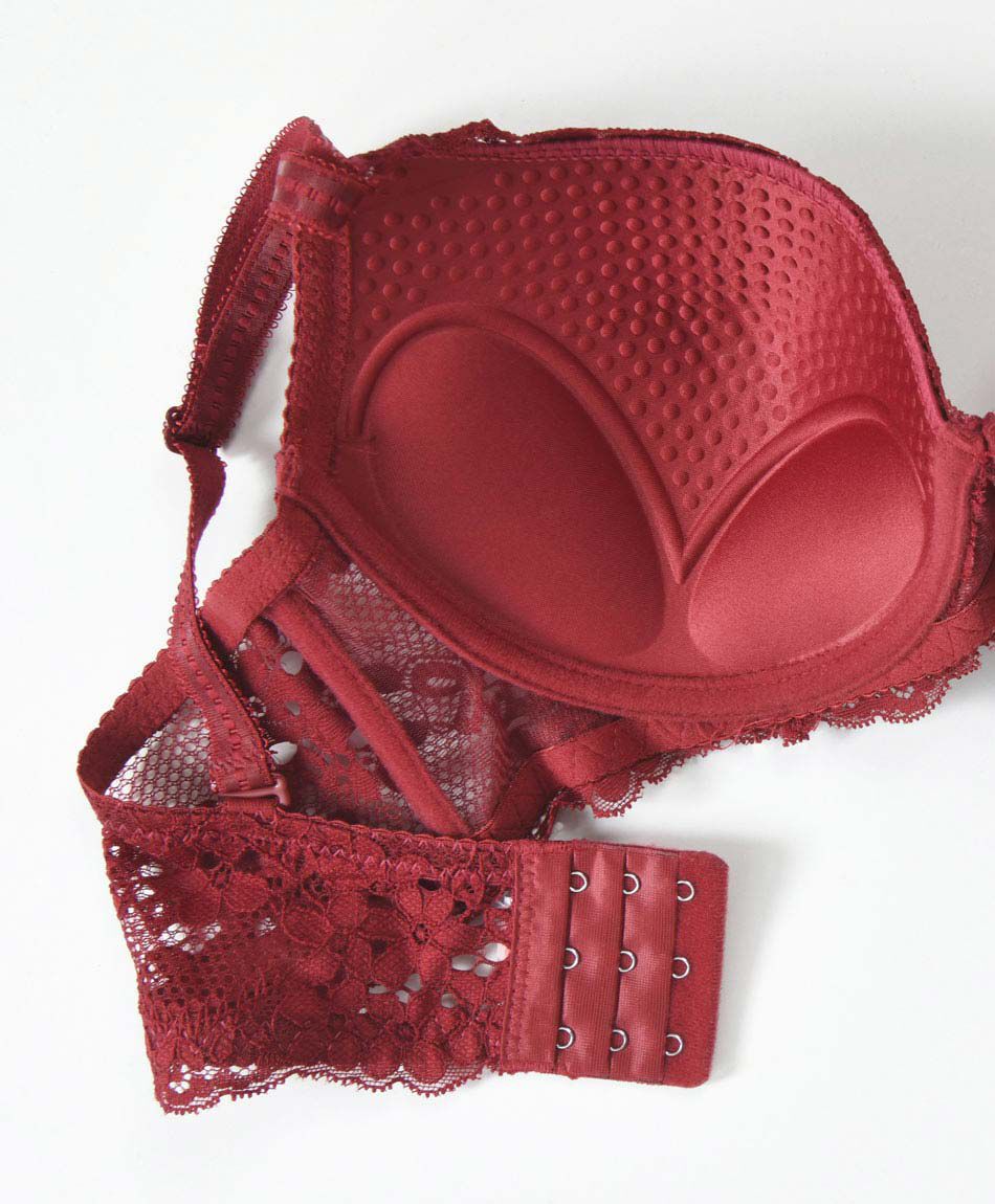 Corpi&ntilde;o&nbsp;mujer encajes rojo